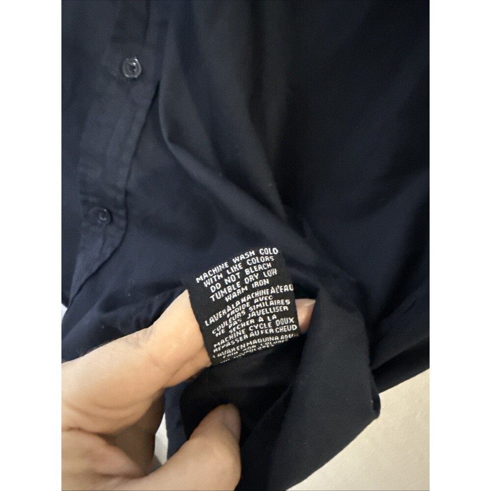 Overwatch Reaper Woven Button Up Pocketed Work Shirt Black Exclusive Size L - Picture 6 of 10